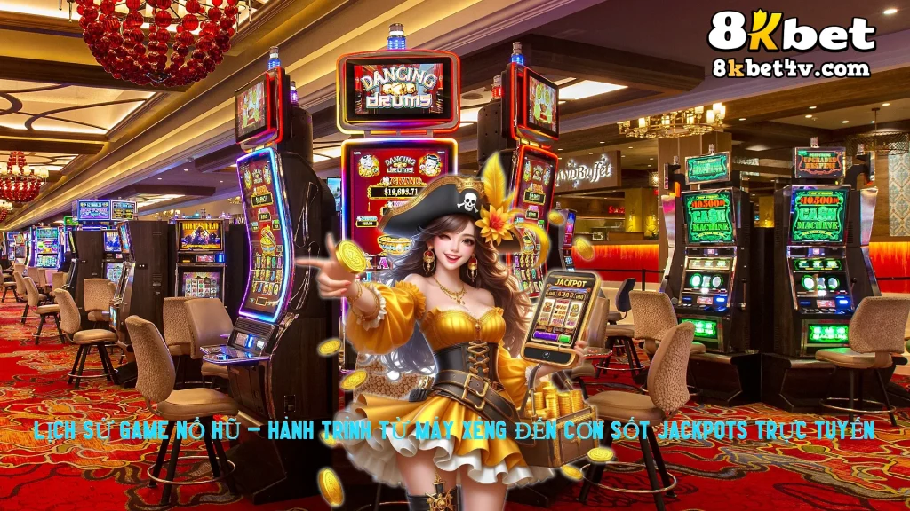 Lịch Sử Game Nổ Hũ – Hành Trình Từ Máy Xèng Đến Cơn Sốt Jackpots Trực Tuyến